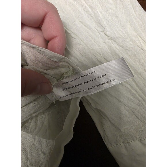 Adore Me Women's Long Sleeve Button Down Shirt Green Large - Picture 3 of 7